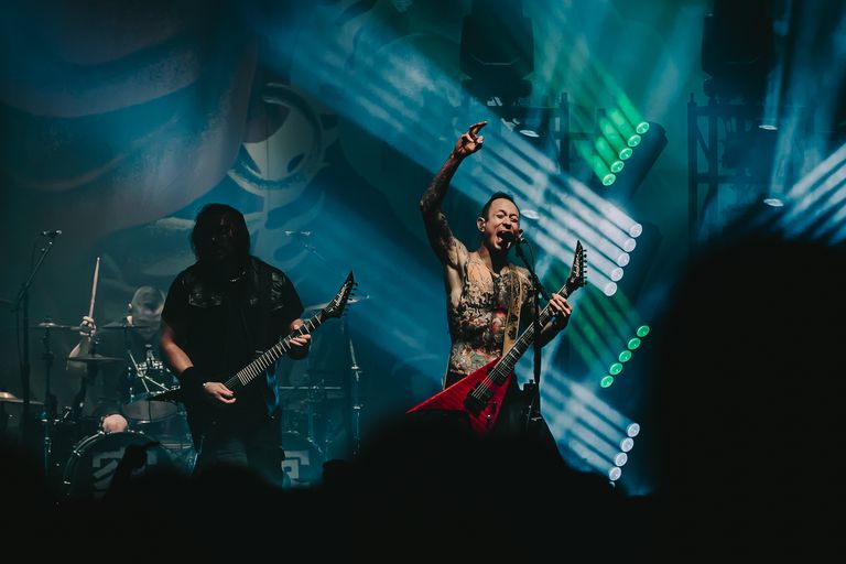Trivium performing live at AEC Theatre in Adelaide